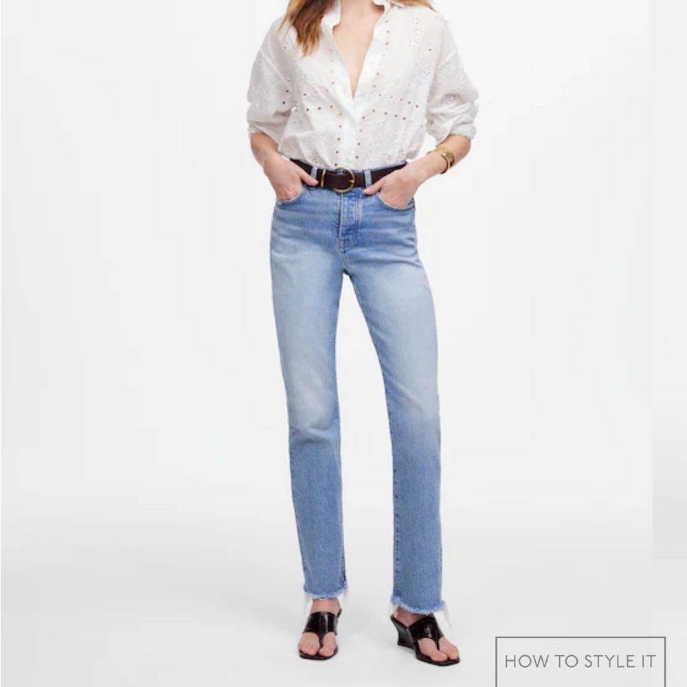 Madewell The Curvy Mid-rise 90’s Straight Jean